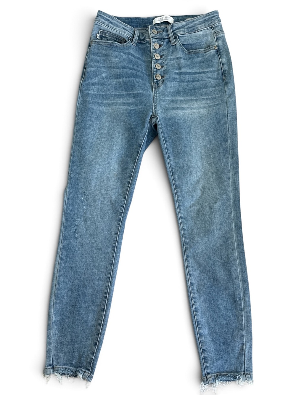 Judy Blue High-Rise Button Fly Skinny Jeans – Size 9/29